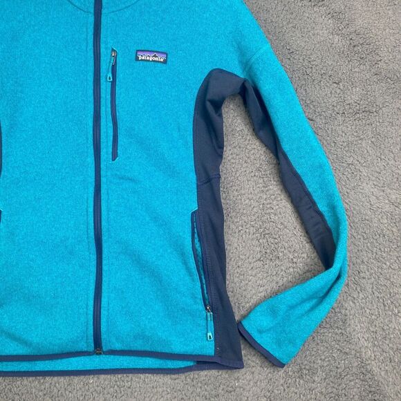 Patagonia Women Small Performance Better Sweater Hoody Teal STY25975 - Picture 3 of 12